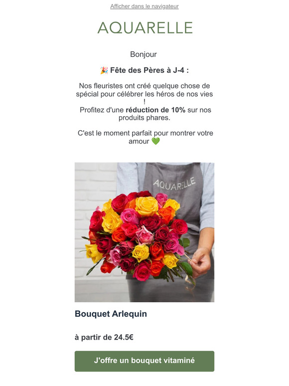 Fête des Pères : à partir de 24.5€