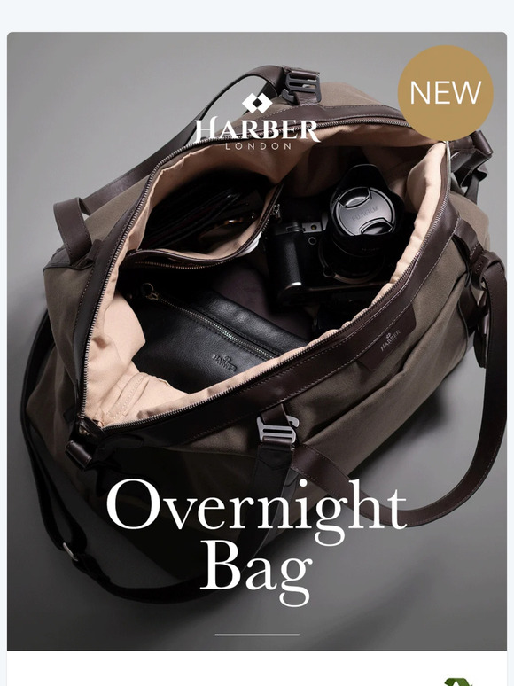 NEW IN! Overnight Bag 15% Off Launch | Harber London