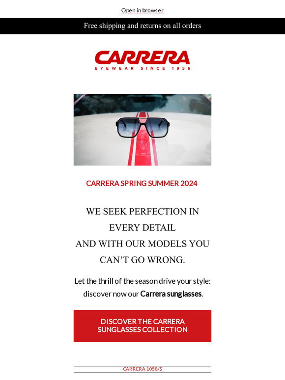 CARRERA: Discover the Carrera Sunglasses collection! | Milled