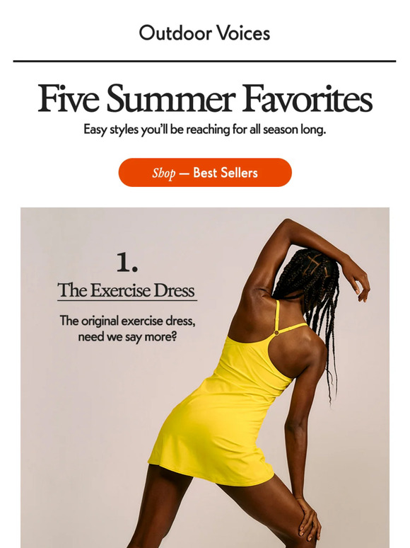 Outdoor Voices Email Newsletters Shop Sales, Discounts, and Coupon Codes