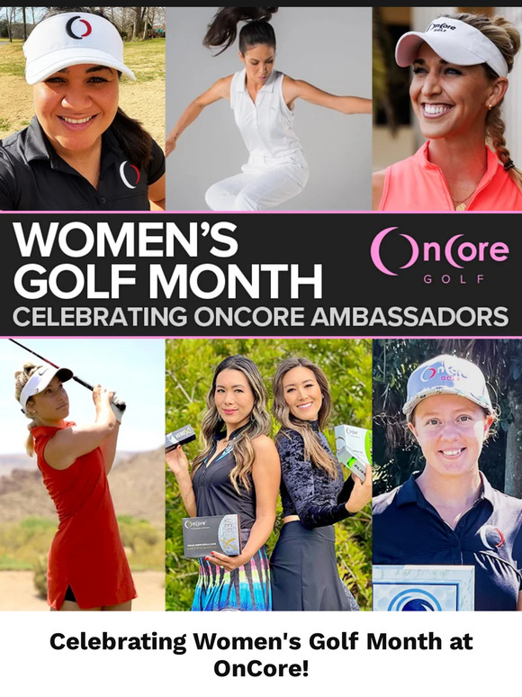 Celebrating Women's Golf Month at OnCore! 🏌️‍♀️