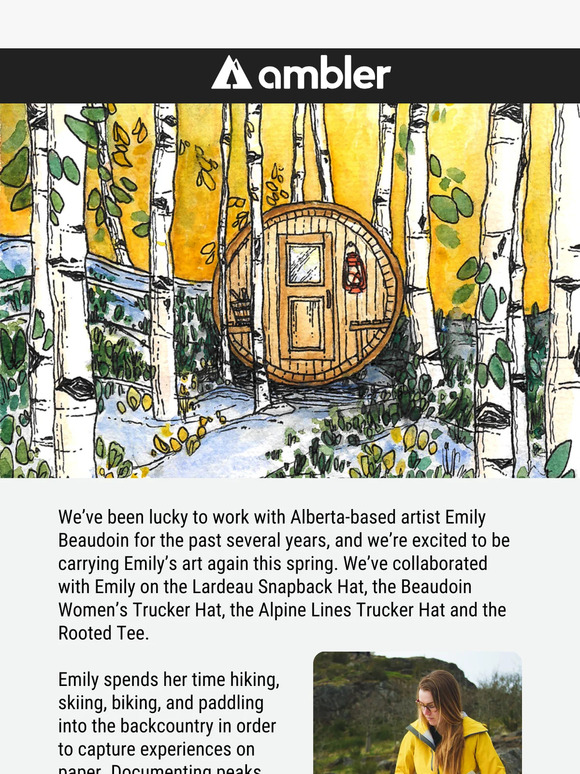The artist behind the designs: Emily Beaudoin