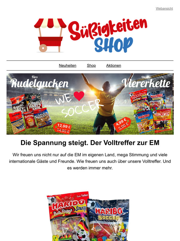 Super Bundles für den perfekten Snack am Spieltag 🍬⚽