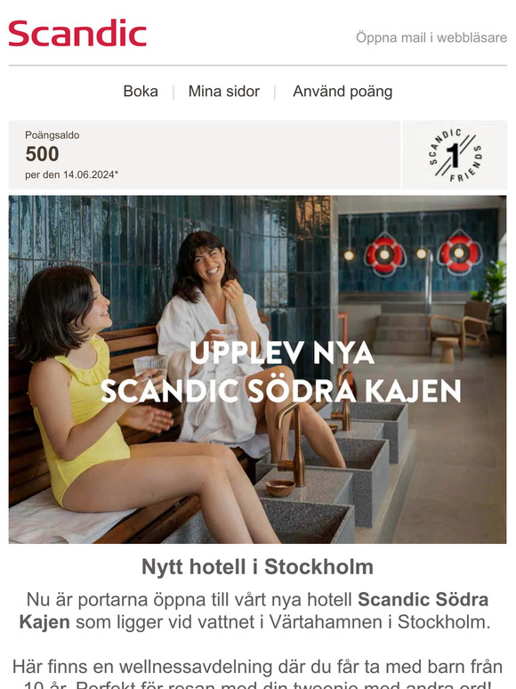 Helt nyöppnat! Säg hej till Scandic Södra Kajen 💙