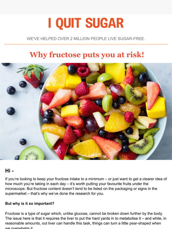 I Quit Sugar The hidden ingredient that puts you at risk! 😱 Milled
