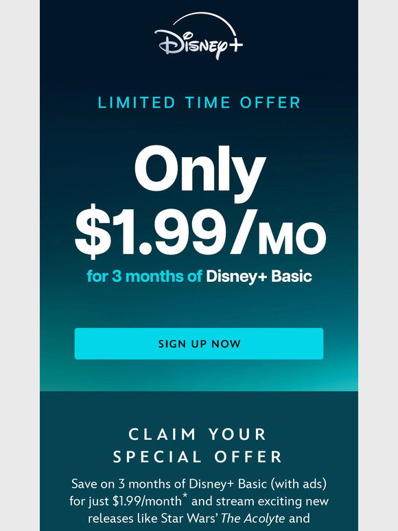 Disney Cruise Line: Only $1.99/month for 3 months of Disney+ Basic | Milled