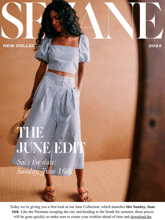 This Sunday: our June Collection ☀️