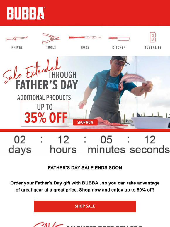 Father's Day Sale Ends Soon!