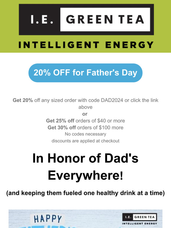 Keeping Dad Healthy!