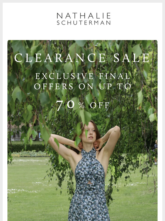 🌷EXCLUSIVE CLEARANCE SALE UP TO 70% OFF🌷
