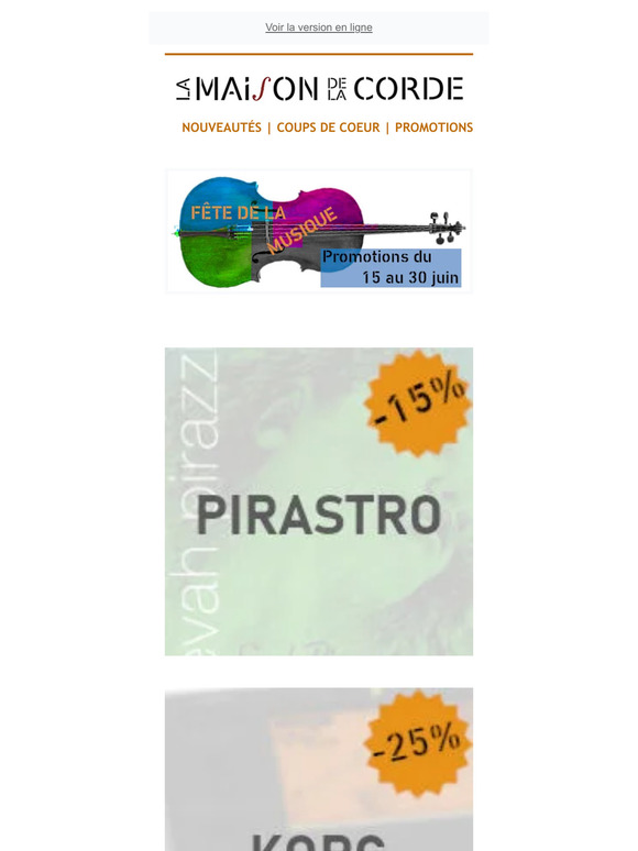 Promotions Fête de la musique