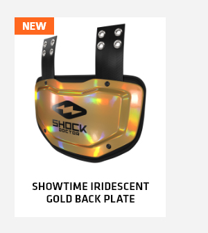 *NEW Showtime Iridescent Gold Back Plate