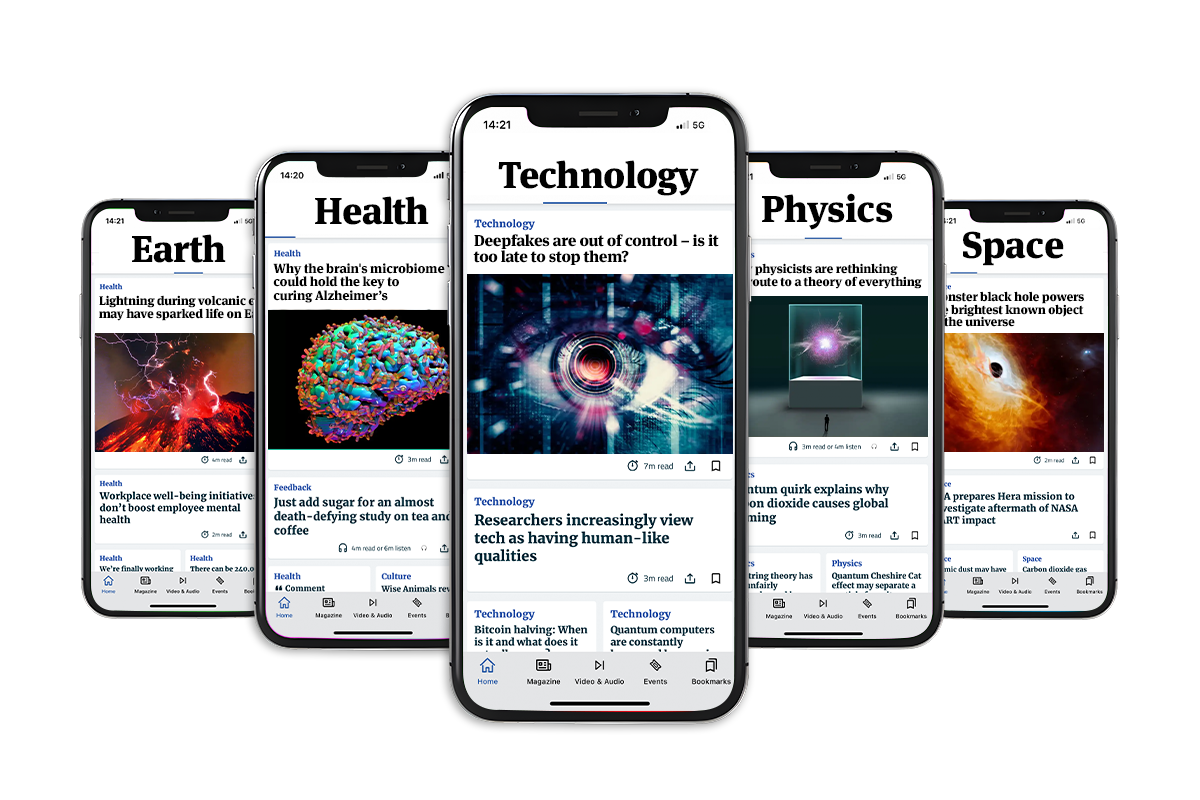 New Scientist bundle shot. Image links to offer.
