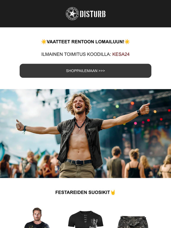 ☀️VAATTEET RENTOON LOMAILUUN!☀️ Ilmainen toimitus koodilla.