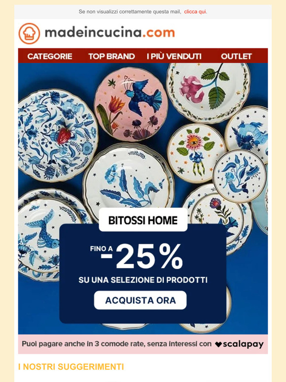 Bitossi Home, sconto 25% su una selezione di prodotti subito disponibili!