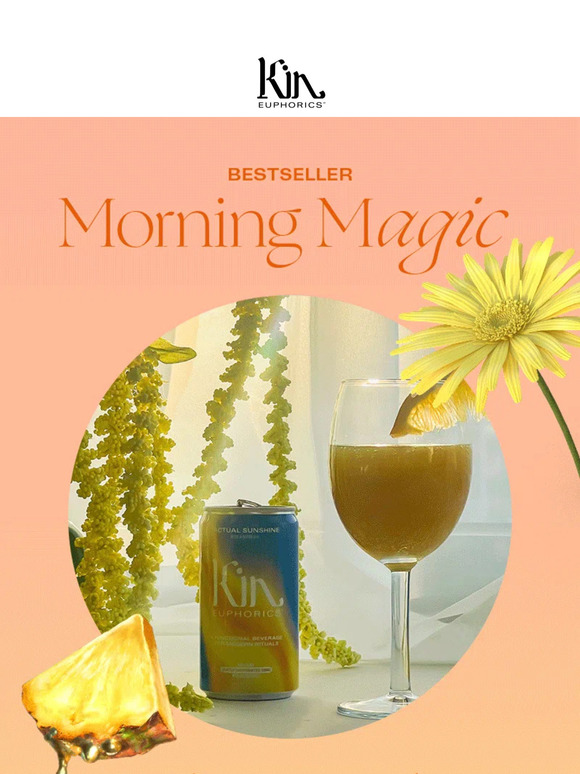 Kin Euphorics: Actual Sunshine is THE drink of the summer ☀️ | Milled