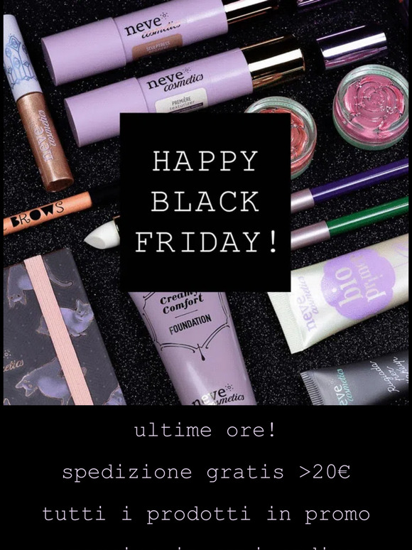 Ultime ore di SUMMER BLACK FRIDAY!