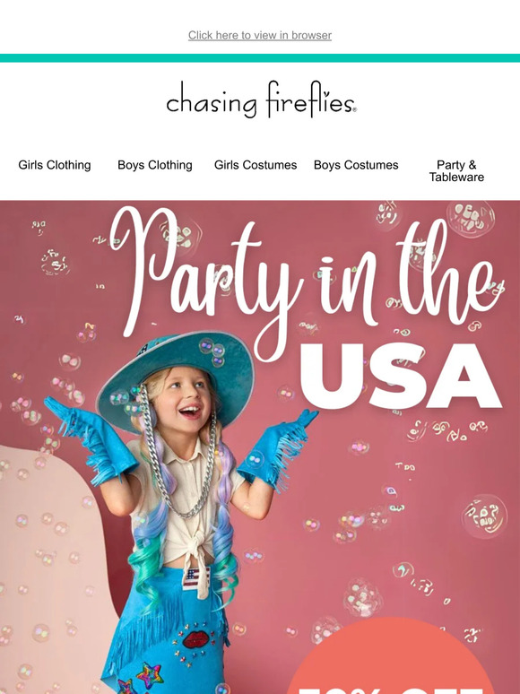 Party in the USA 🇺🇸 30% OFF SITEWIDE