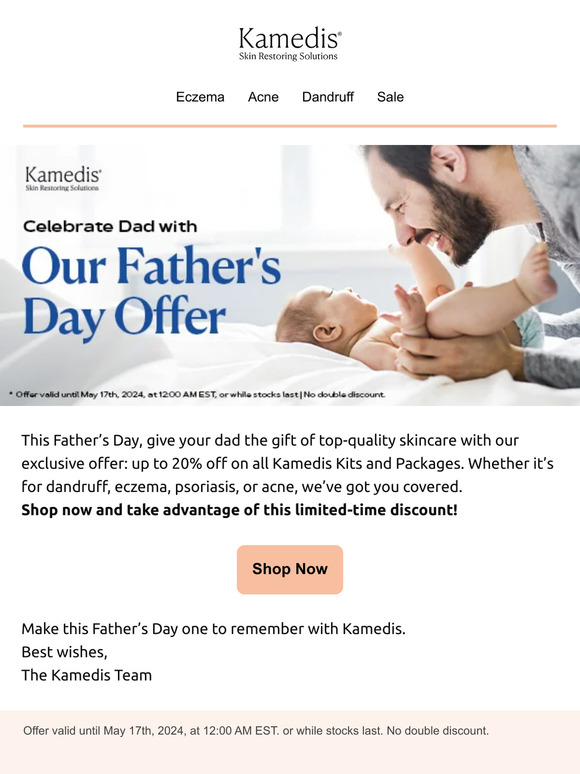 Celebrate Dad with Our Special Father’s Day Offer 😍