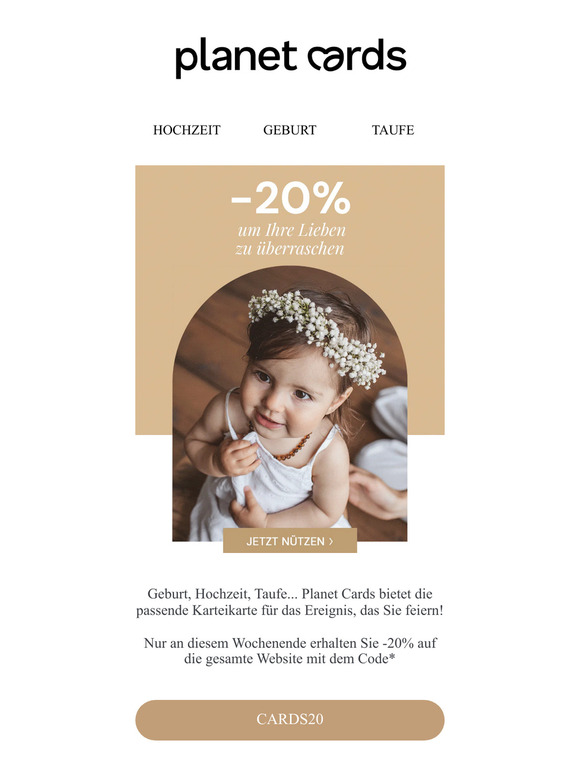 -20%, um Ihre Lieben zu überraschen! 💕