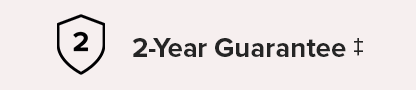 2 year gaurantee*