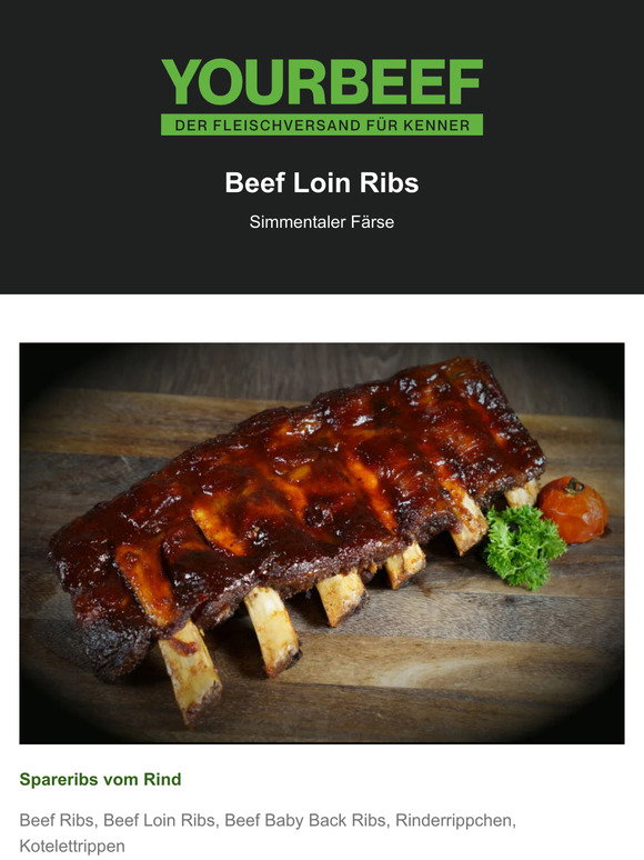 Loin Ribs Rind Yourbeef: Beef Loin Ribs 🐮 Die Spareribs vom Rind | Milled