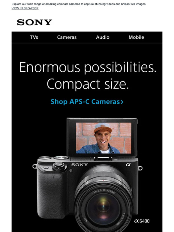 So Powerful ☑️ So Compact ☑️ Meet Our Alpha APS-C Cameras