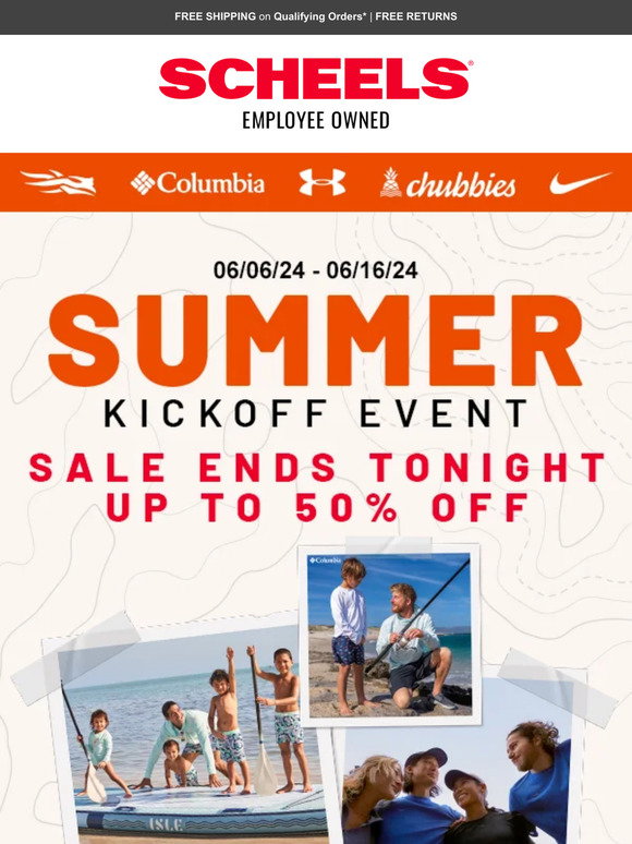 Scheels: Ends Tonight—Up to 50% Off! | Milled