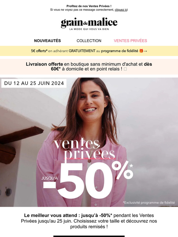 ⚡ Jusqu’à -50%*, ça vous dit ?