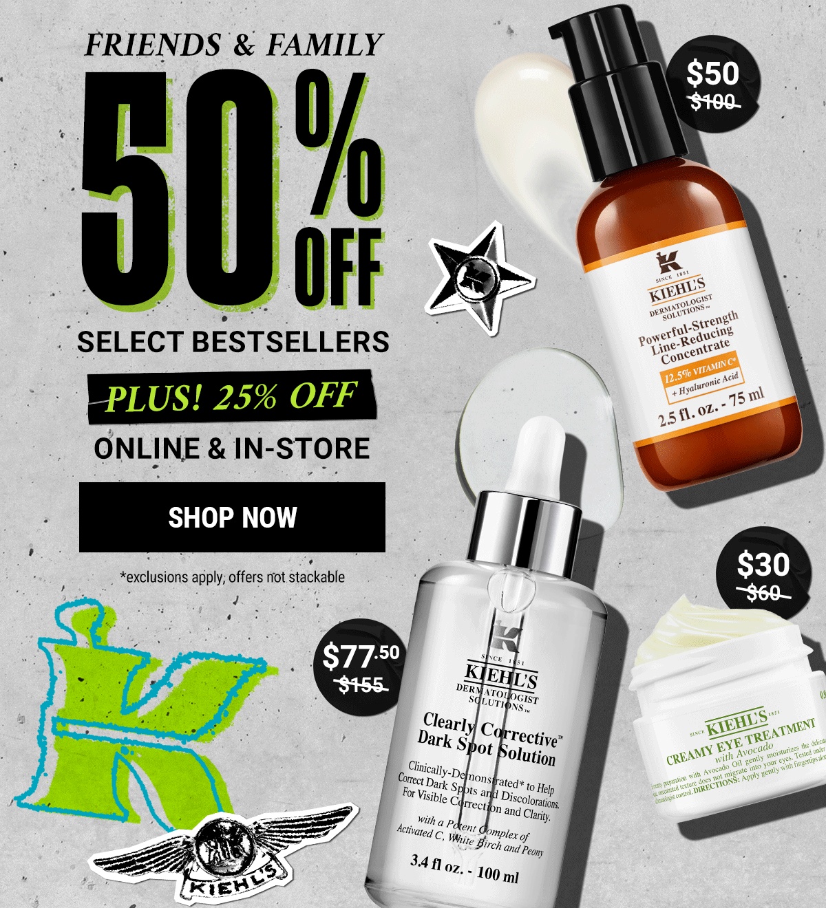 Kiehl's: ️‍🔥FINAL HOURS for UP TO 50% OFF for Friends & Family ️‍🔥 | Milled