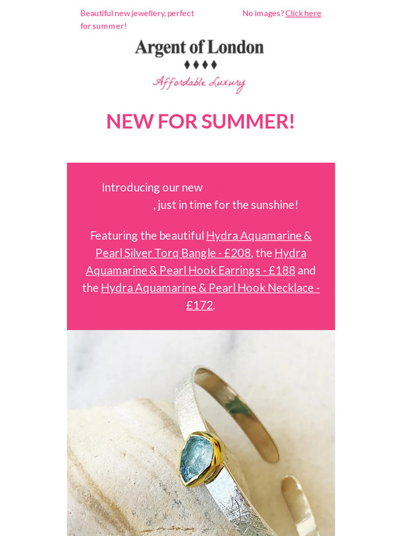 Introducing the Hydra Aquamarine Collection ... in time for Summer's arrival!