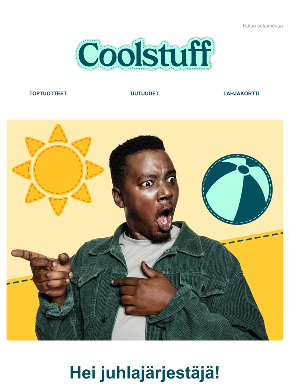 🌞Hauskoja ulkopelejä ja tarvikkeita juhlille