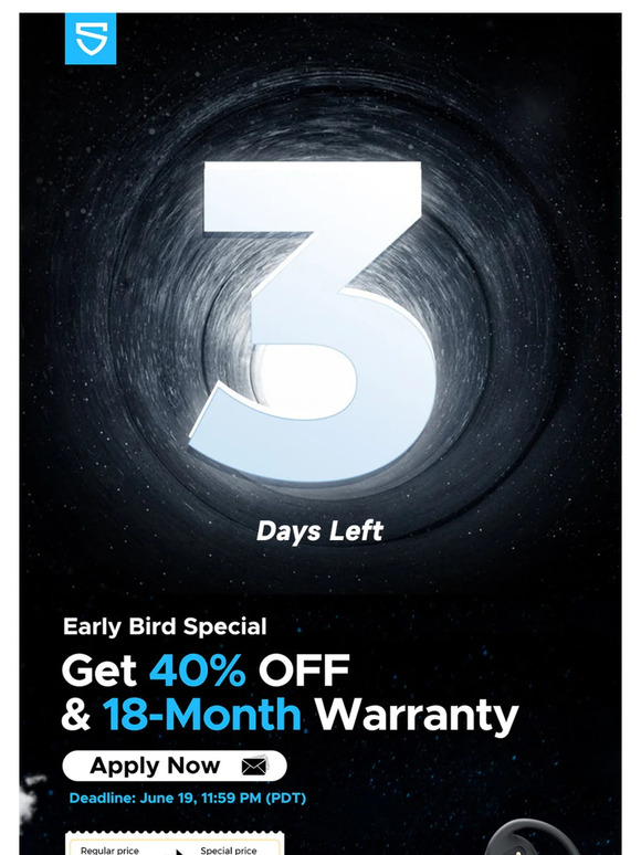 Hurry Up! 3-Day Special Deal on SoundPEATS Gofree2 Headphones!