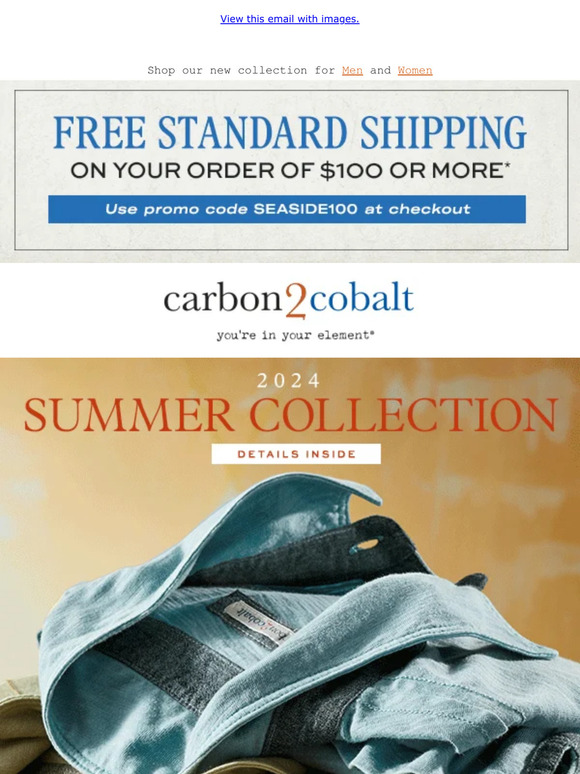 Cobalt 27: Just in: Our New Summer Catalog   Free Shipping Milled
