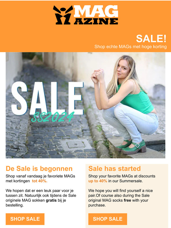 👞De Sale is begonnen! 👟 Sale has started!