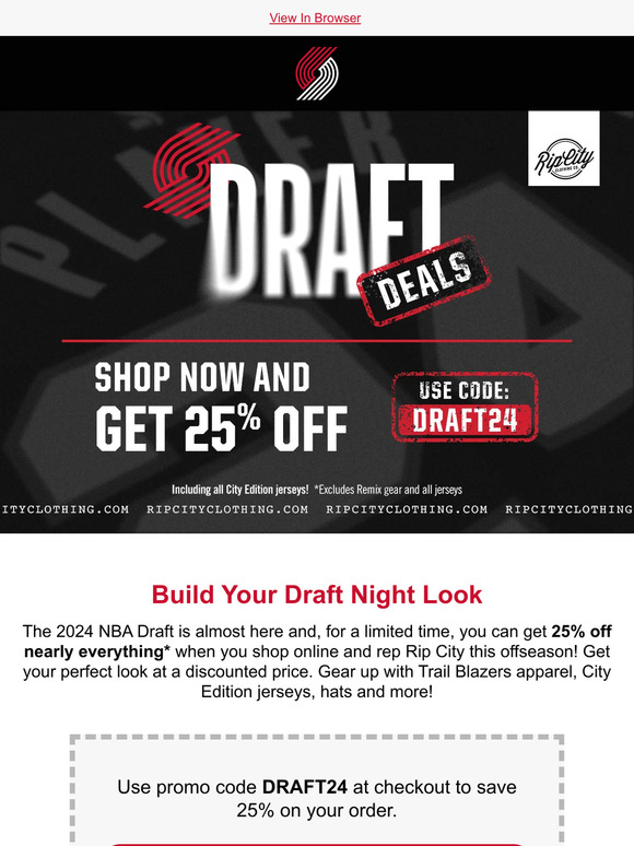 25% off @ Rip City Clothing