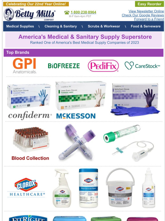 McKesson Exam Gloves / Blood Collection / Clorox