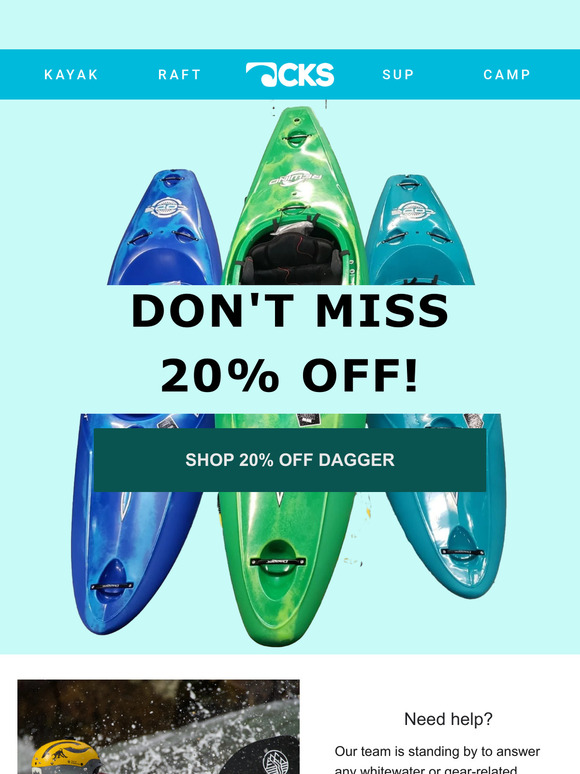 Last chance for 20% off Dagger.