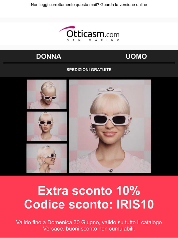🔥 Extra sconto -10% Versace