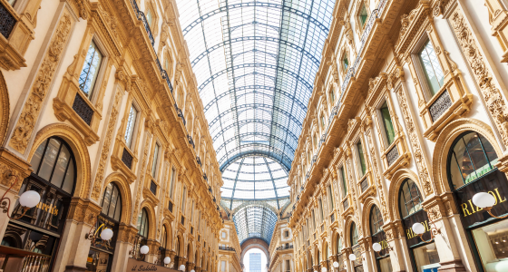 Shops in Milan