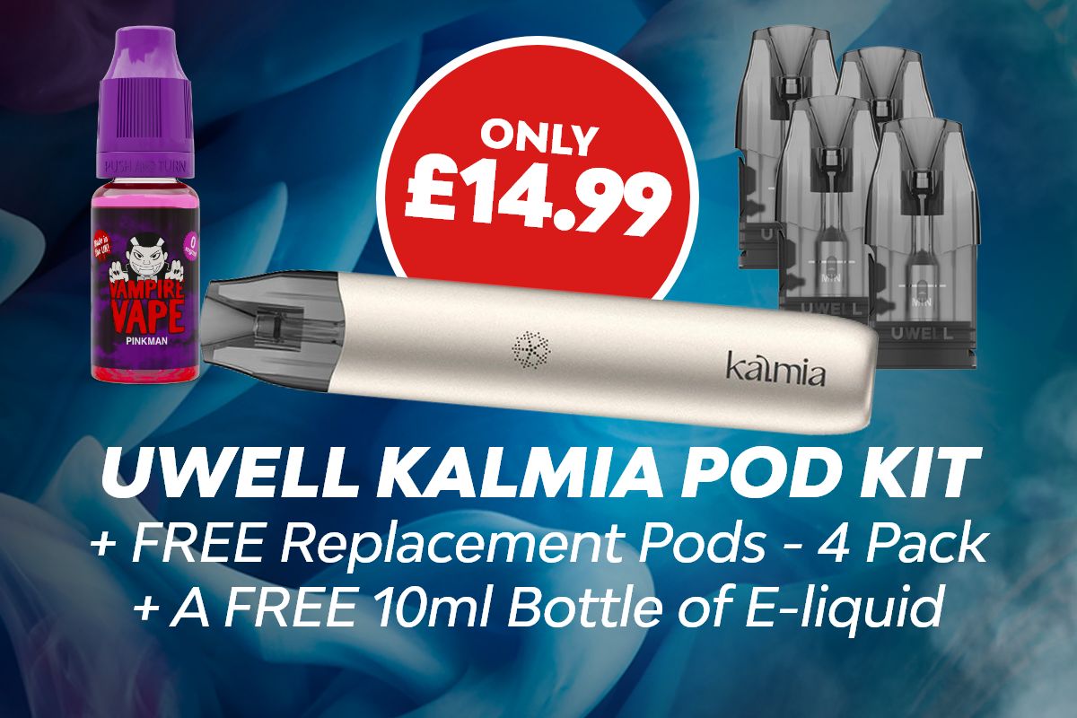 Uwell Kalmia Pod Kit with FREE pods & e-liquid only £14.99