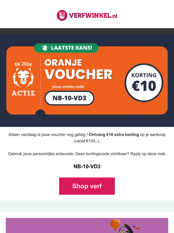 🚨 Laatste dag: jouw cadeaubon verloopt !