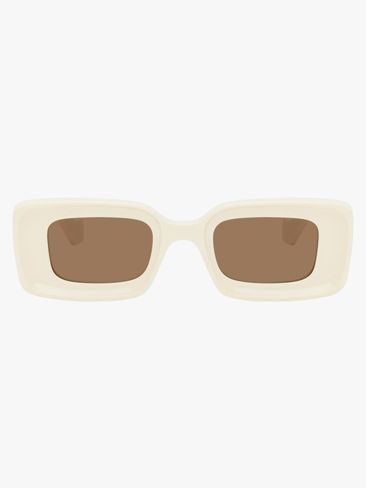 Loewe Off-White Rectangular Sunglasses