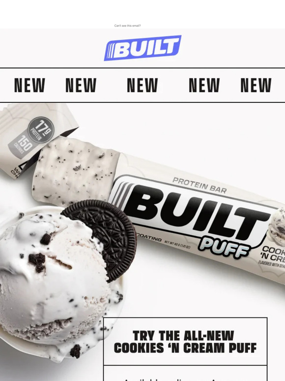 It's Here! NEW Cookies 'N Cream Puff!