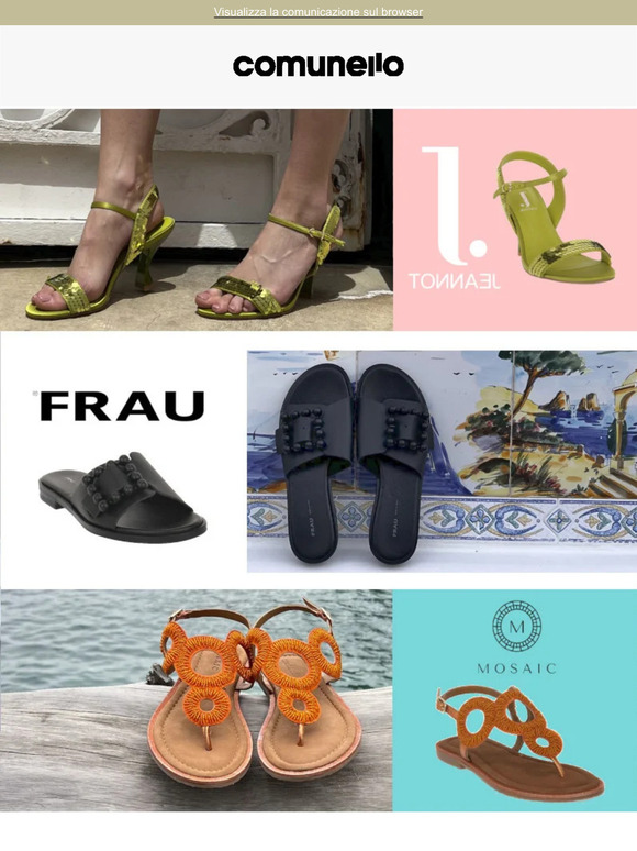 Sandali e calzature Estive? Ci pensa Comunello 👡🛍️