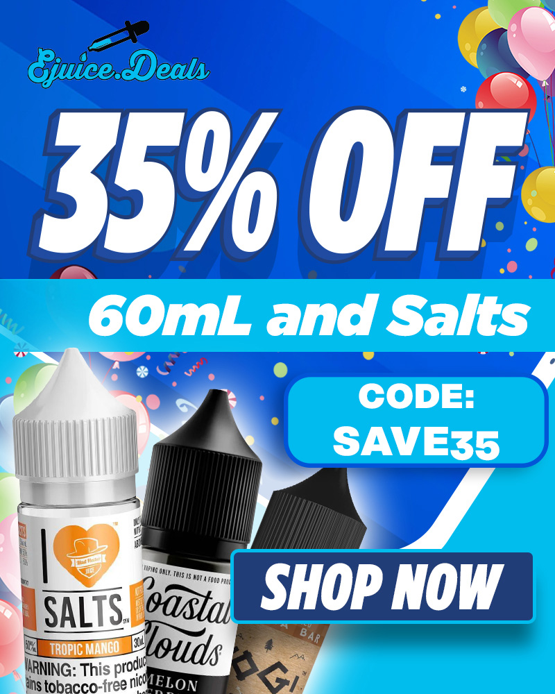 eJuice.Deals Summer Sale Alert 35 Off 60mL and Salts! 😍 Milled