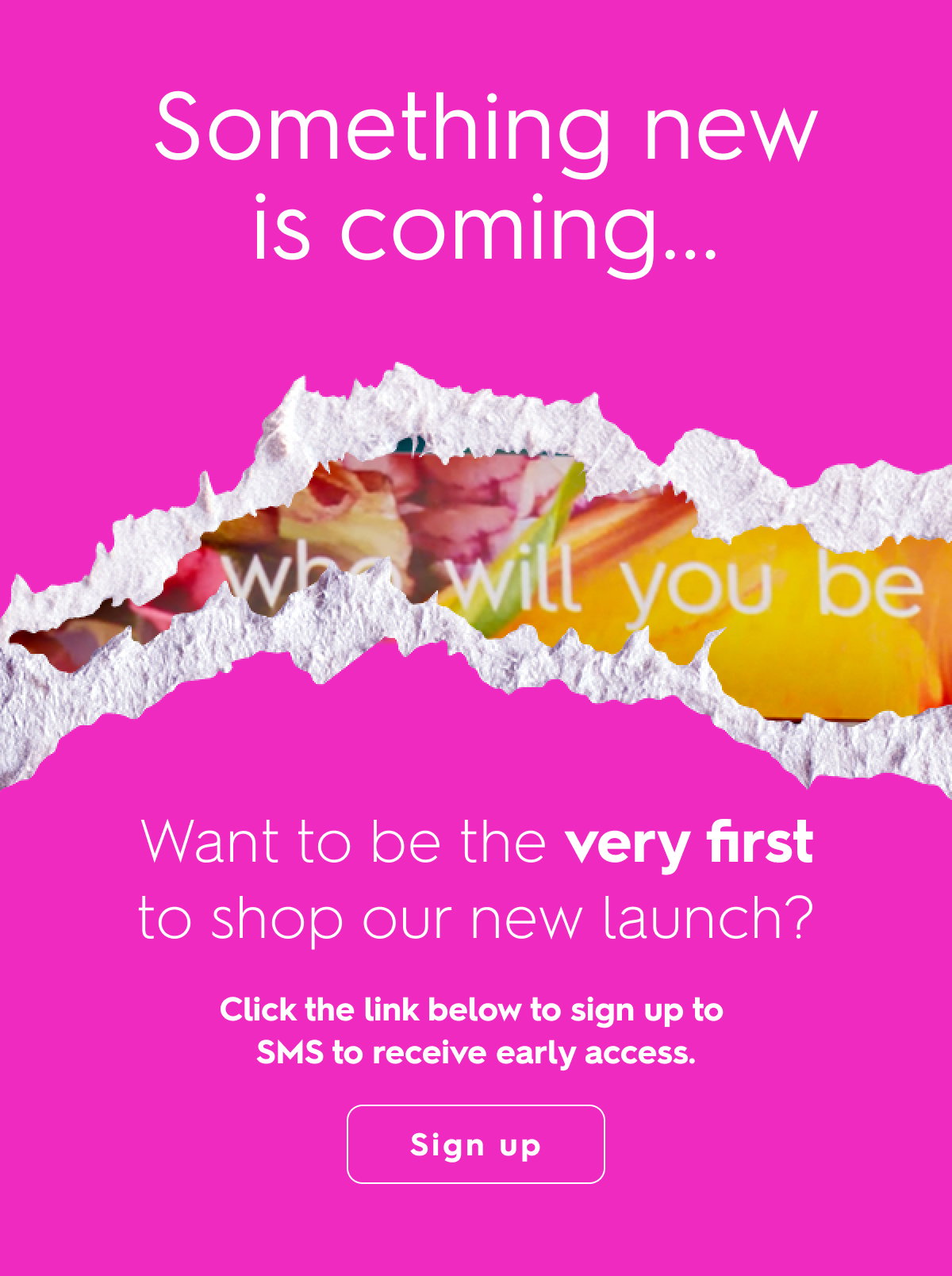 sign up