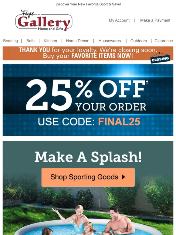 Get Out & Play With 25% Off Sports 🏈