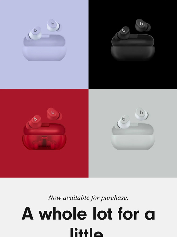 Beats Solo Buds are now available