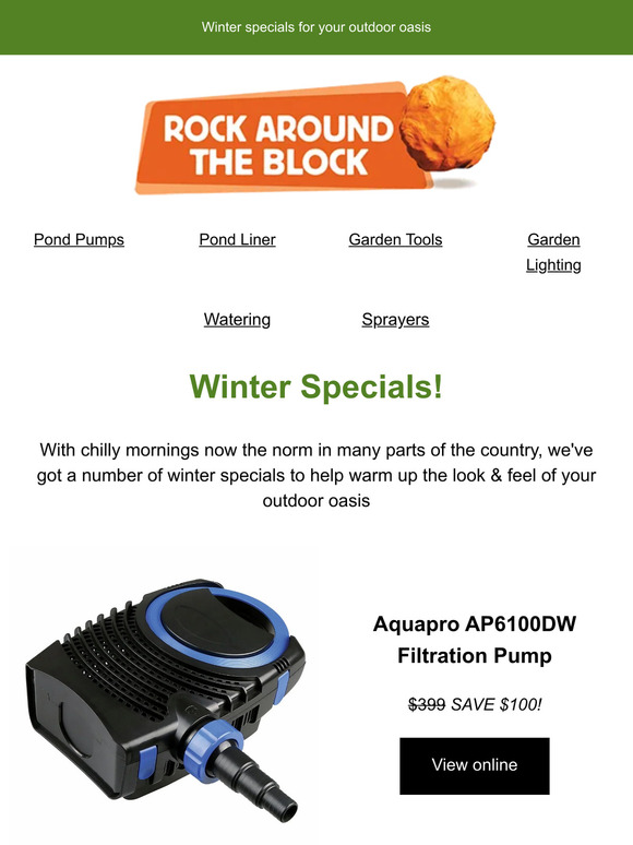 Warm up with these winter specials 🔥